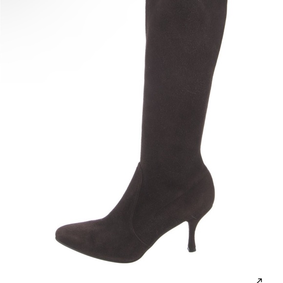 Stuart Weitzman Suede Knee Boots - Picture 2 of 4